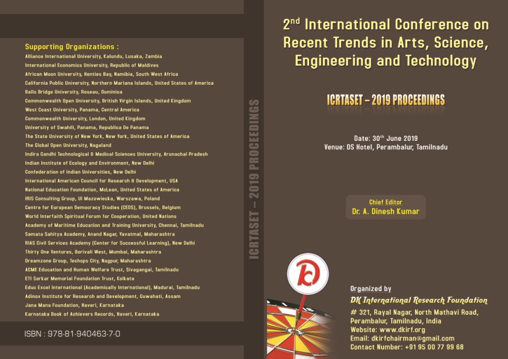 ICRTASET 2019 Proceedings